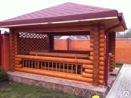 фото Беседки из бревен
