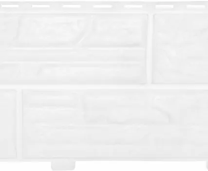 Фото №0 Формованный сайдинг Альта-Профиль Сланцевая порода цвет Белый