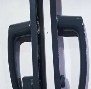 фото Гарнитур нажимной с подпружиниванием Mezut WC 25/90 антрацит RAL7016