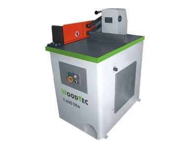фото Станок торцовочный без рольгангов с пневмоподачей пилы WoodTec T 400 Lite