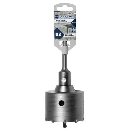 Фото №0 коронка твердосплавная MONOGRAM 82х50/160мм