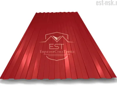 фото Профнастил C-8х1150 Pe 0.5 | RAL 3011 Красно-коричневый