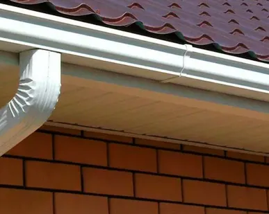 фото Водосточная система металлическая квадратная