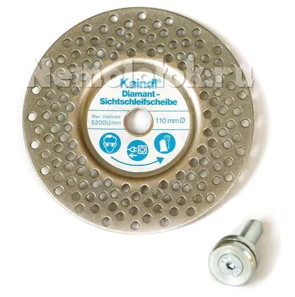 Фото №0 Диск алмазный для заточки инструмента для дрели D110 мм (fein)(зерно D64) (