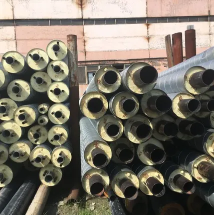 Фото №0 Стальная труба в ППУ изоляции в ПЭ оболочке д=108х4,0/200 мм