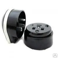 фото Разьём РШ/ВШ-32 черн 32А 220В для эл. плит