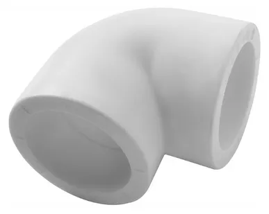 фото Угольник полипропиленовый 50мм, угол 90 градусов