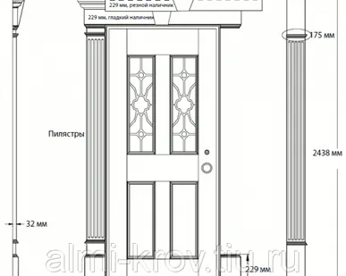 фото Пилястры дверные
