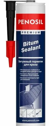 Фото №0 Герметик битумный для кровли Penosil Premium Bitum Sealant, 280 мл, чёрный