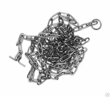 Фото №0 Цепь хозяйственная Д 6 мм 10 м