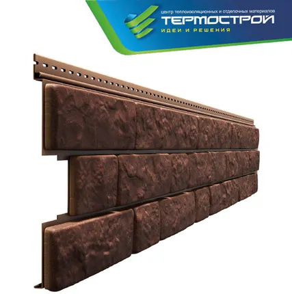 Фото №0 Сайдинг Docke LUX Bergart "под камень"