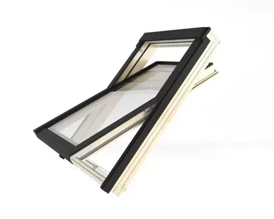 фото Мансардное окно двухкамерное Fakro FTP-V U4