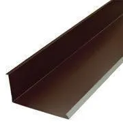 фото Планка карнизная полиэстер RAL 8017 коричневая, шт. (75*50*5 мм), Длина 2 м.