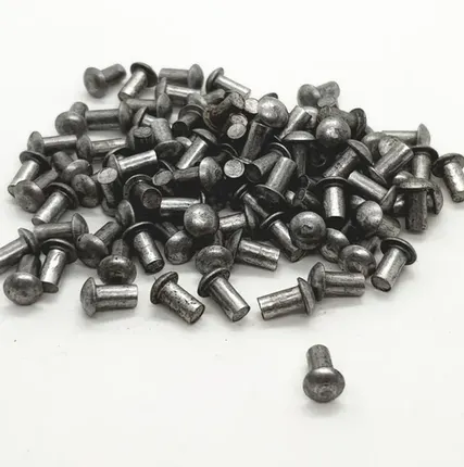 Фото №0 Заклепка под молоток с полукруглой головкой 3х7 алюминиевая, ГОСТ 10299-80 (DIN 660), 100 шт.