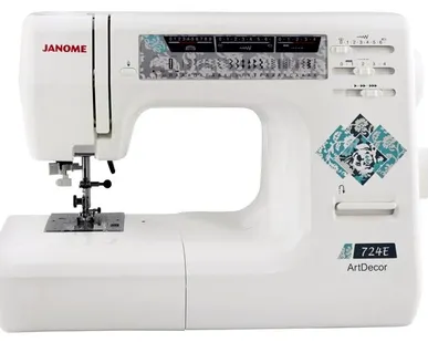 фото Швейная машина Janome ArtDecor 724E, белый