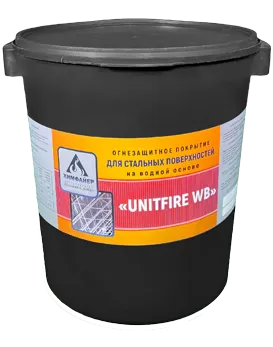 Фото №0 Огнезащита металлоконструкций Краска "UNITFIRE WB"