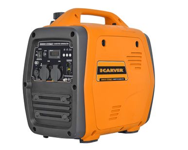 фото Генератор инверторный Carver PPG-4100iS, 3.2/3.5 кВт, 220 В, бак 8 л, дисплей, 26.5 кг