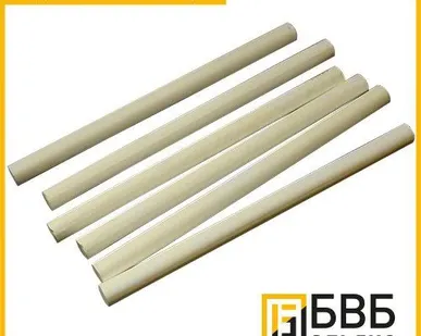 фото Фторопластовый стержень Ф4К20 25 мм ТУ 6-05-1413-76