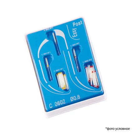 Фото №0 Стекловолоконные штифты Изи Пост / EASY POST 0.8мм, набор