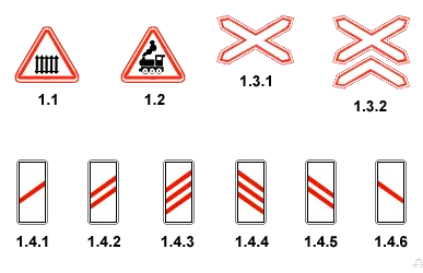 фото Знаки железнодорожные