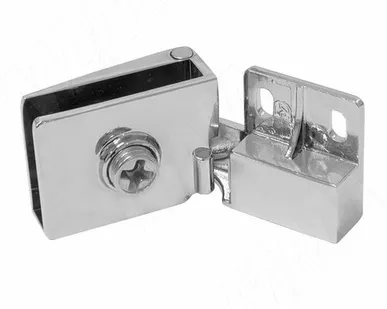 фото Компл. петель для стекл. двери, хром (D/15 CR.CH)