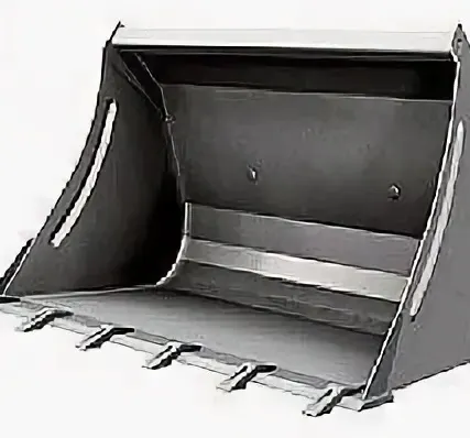 Фото №0 Ковш 0,5 м3 ПКУ-0,8-5-04/01 с зубьями для фронтального погрузчика ПКУ-08