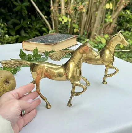 Фото №0 Статуэтка Лошадь 23 см латунь Франция