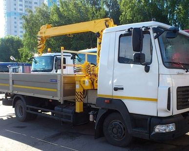 фото МАЗ 4371Р2 с КМУ Soosan SCS 334