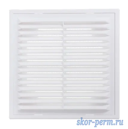 Фото №1 Решетка вентиляционная 170х170 разъемная, с москитной сеткой