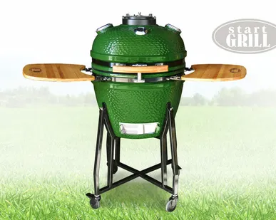 фото Керамический гриль start grill 22 с окошком