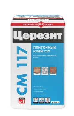 Фото №0 Клей для плитки Церезит СМ-117 эластичный 25 кг