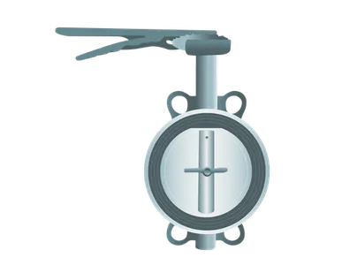 фото Затвор поворотный дисковый 200