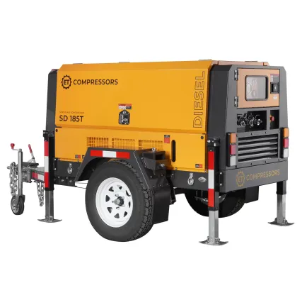 Фото №0 Дизельный винтовой компрессор ET-Compressors ET SD 185T-7 на шасси