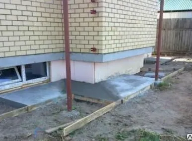 фото Устройство отмостки