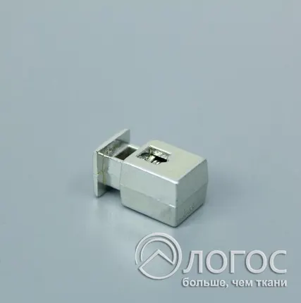 Фото №0 Фиксатор пластик 10х8мм, никель