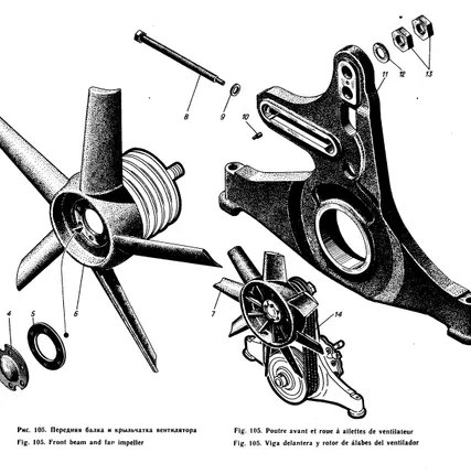 Фото №0 1214М-10-4 Крыльчатка вентилятора