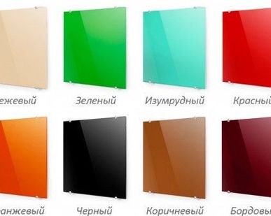 фото Стеклянный полотенцесушитель Теплолюкс FLORA Изумрудный 60х60
в