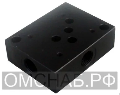 фото Плита Ду-10 (монтажная) переходная для гидрораспределителей ВЕ 10