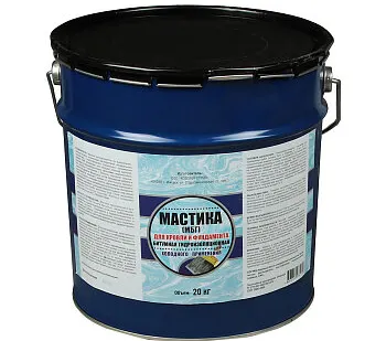 фото Мастика битумная 20 кг ХозДвор, гидроизоляционная