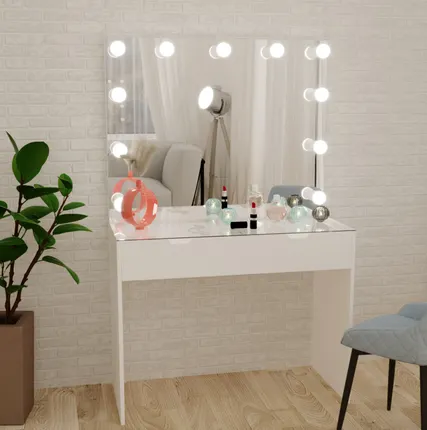 Фото №0 Белый туалетный столик