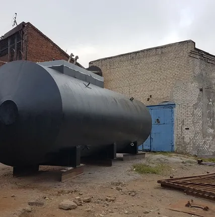 Фото №3 Резервуар стальной горизонтальный (РГСН, РГСП) 125м3