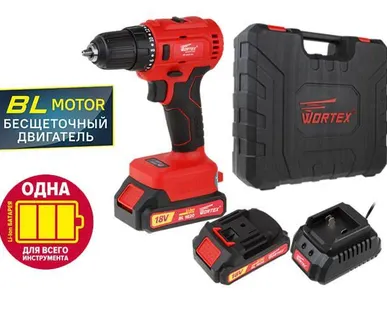 фото Дрель-шуруповерт аккумуляторная Wortex BD 2025 DLi