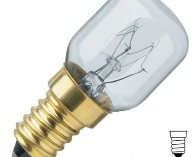 фото Лампа накаливания 61207 NL-T25-15-230-E14-CL (для духовых шкафов) Navigator