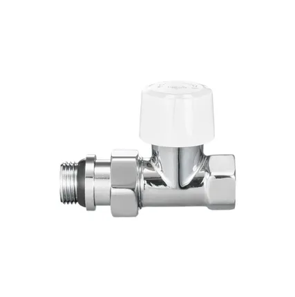 Фото №0 Клапан термостатический прямой 1/2" н.р.-в.р. Varmega под термостатическую головку М30х1,5, хром