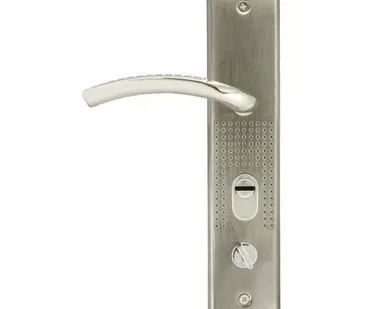 фото Дисма Ручка на планке для китайских дверей 200(96) (правая) - Матовый никель