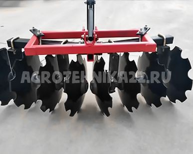 фото Борона дисковая 1BQX - 1.1м для ременного минитрактора