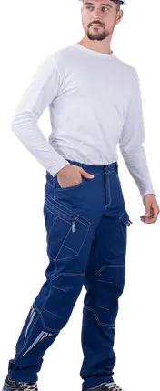 Фото №0 Брюки ПЕРФЕКТ летние, синий-василек