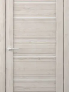 фото Межкомнатные двери ALBERO "Техас" Кремовый/Мателюкс (ДО)