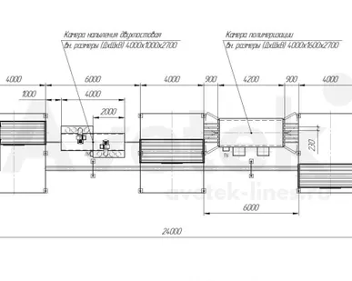 фото Верхняя транспортная система линии порошковой окраски ATTS 40-3-3-6-R