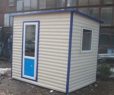 фото Будка охранника изготовление